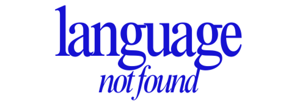 Language not found