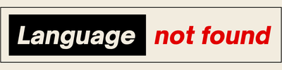 Language not found